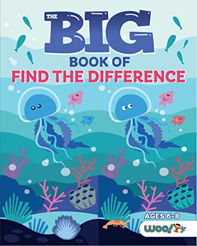 Stock image for The Big Book of Find the Difference: A Spot the Difference Activity Book for Kids (Woo! Jr. Kids Activities Books) for sale by GF Books, Inc.