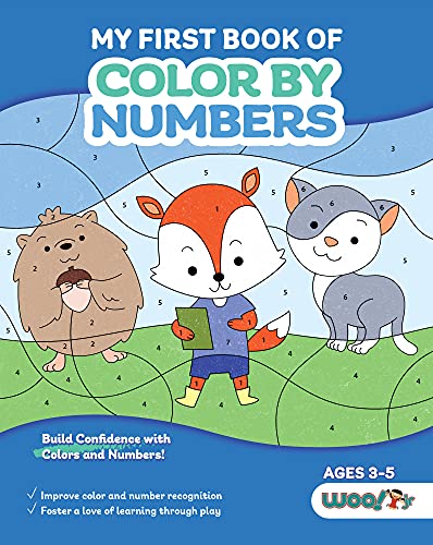 Stock image for My First Book of Color by Numbers: (Build Confidence with Colors and Numbers) (Woo! Jr. Kids Activities Books) for sale by Books Unplugged