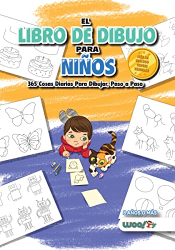 Beispielbild fr El Libro de Dibujo Para Nios: 365 cosas diarias para dibujar, paso a paso (actividades para nios, aprender a dibujar) (Woo! Jr. Kids Activities) (Spanish Edition) zum Verkauf von Book Deals