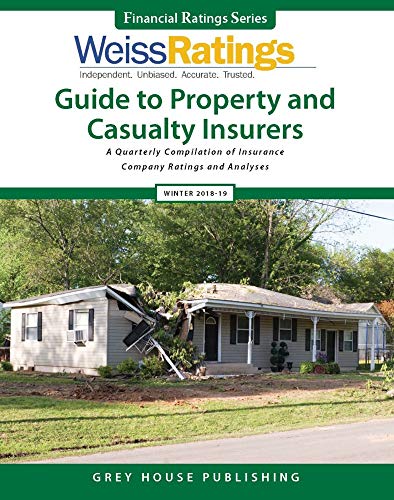Stock image for Weiss Ratings Guide to Property & Casualty Insurers, Winter 18/19: 0 (Financial Ratings) for sale by Irish Booksellers