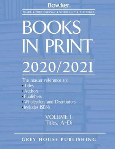 Stock image for Books in Print - 7 Volume Set, 2020/21 for sale by Revaluation Books