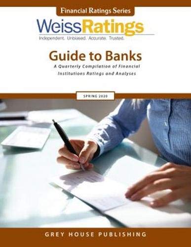 Stock image for Weiss Ratings Guide to Banks, Spring 2020: 0 for sale by Buchpark