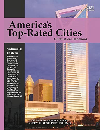 Stock image for America's Top-Rated Cities, Vol. 4 East 2021 for sale by Better World Books