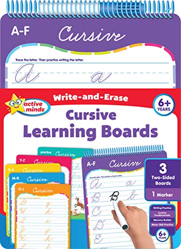 Beispielbild fr Active Minds Write-And-Erase Cursive Learning Boards zum Verkauf von Blackwell's