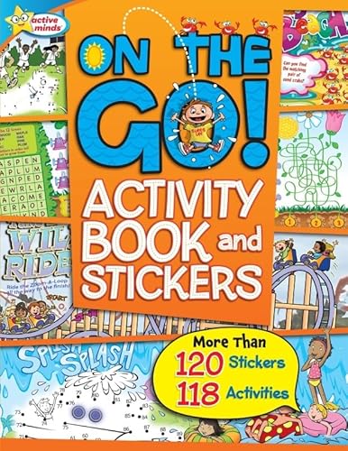 Imagen de archivo de Active Minds on the Go!: Activity Book and Stickers a la venta por Red's Corner LLC