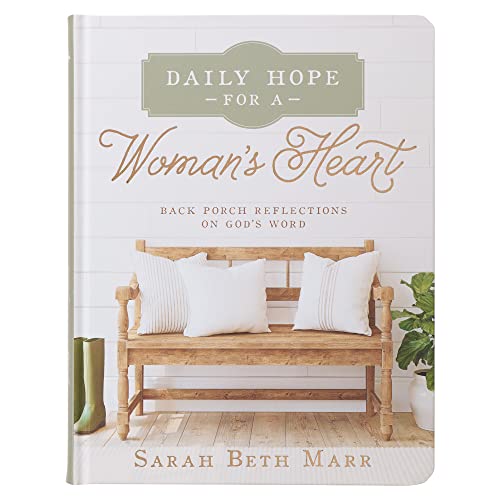 Stock image for Daily Hope for a Women's Heart Devotional, Hardcover, Back Porch Reflections on God's Word for sale by Book Deals