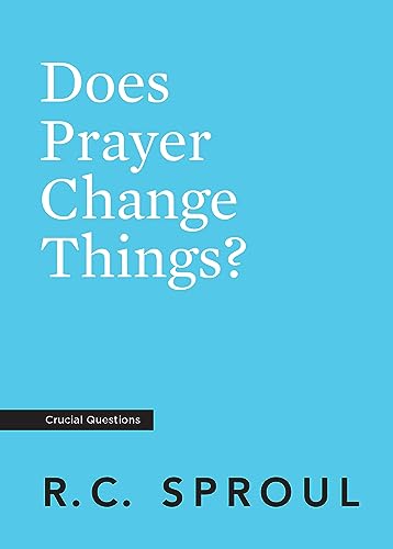 Beispielbild fr Does Prayer Change Things? (Crucial Questions) zum Verkauf von SecondSale