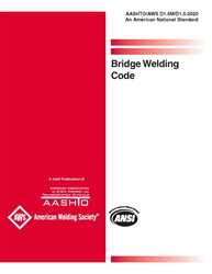 Stock image for AASHTO/AWS D1.5M/D1.5:2020 BRIDGE WELDING CODE for sale by GF Books, Inc.