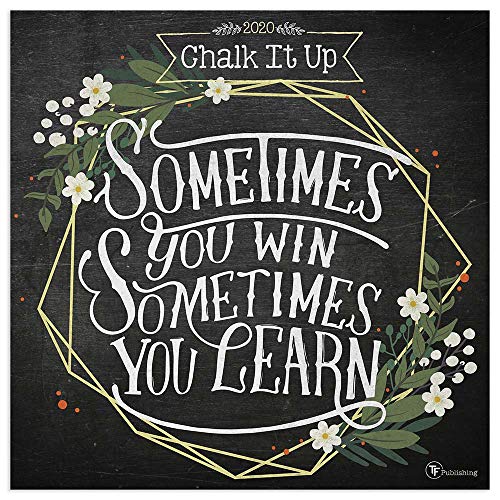 Stock image for 2020 Chalk It Up Inspiration Wall Calendar for sale by GF Books, Inc.