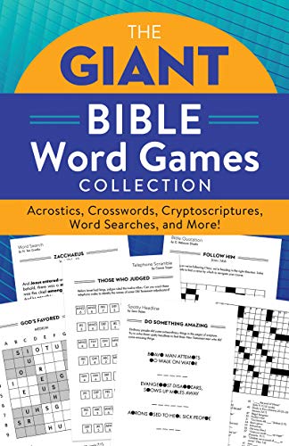 Beispielbild fr The Giant Bible Word Games Collection: Acrostics, Crosswords, Cryptoscriptures, Word Searches, and More! zum Verkauf von BooksRun