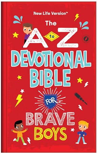 Stock image for The A to Z Devotional Bible for Brave Boys: New Life Version for sale by Red's Corner LLC