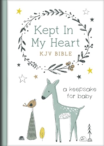 Stock image for Kept in My Heart KJV Bible [Hazel Woodland]: A Keepsake for Baby for sale by Half Price Books Inc.