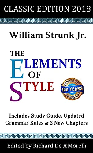 Stock image for The Elements of Style: Classic Edition (2018) for sale by GF Books, Inc.