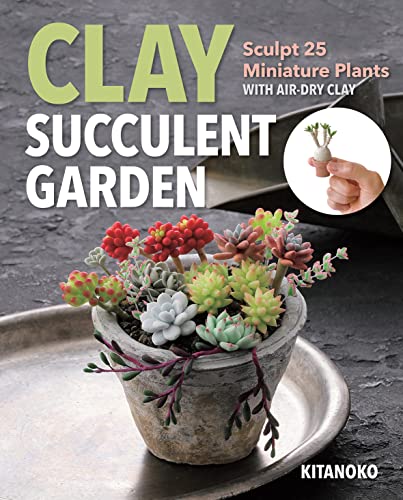 Stock image for Clay Succulent Garden: Sculpt 25 Miniature Plants with Air-Dry Clay for sale by Front Cover Books