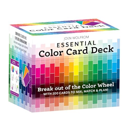 Beispielbild fr Essential Color Card Deck : Break out the Color Wheel with 200 Cards to Mix, Match & Plan! Includes Hues, Tints, Tones, Shades & Values zum Verkauf von AHA-BUCH GmbH
