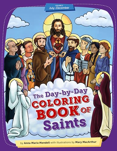 Imagen de archivo de Sophia Institute Press Day-by-Day Coloring Book of Saints Volume 2 a la venta por HPB-Red