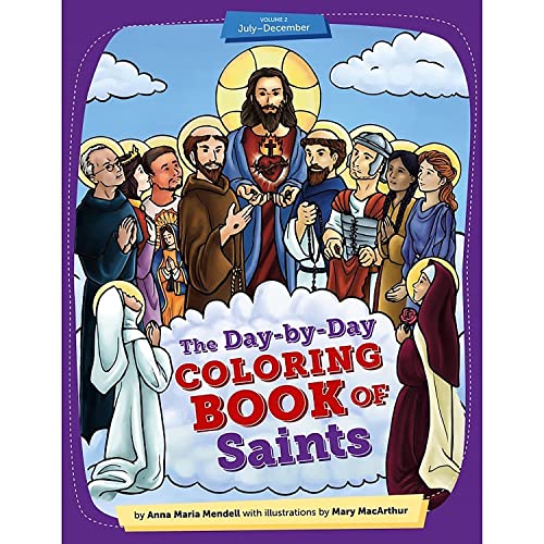 Stock image for Sophia Institute Press Day-by-Day Coloring Book of Saints Volume 2 for sale by HPB-Red