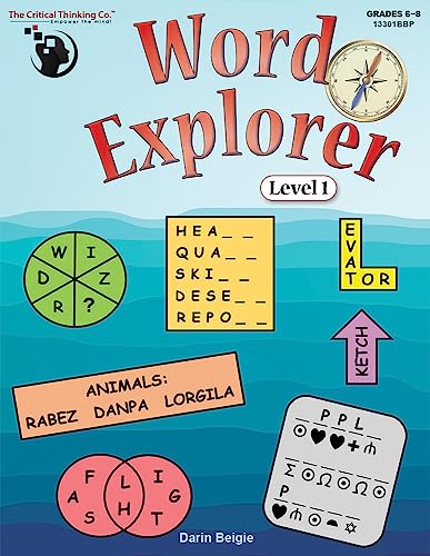 Stock image for Word Explorer Level 1 - Using Word and Letter Patterns to Develop Skills in Problem Solving (Grades 6-8) for sale by Books Unplugged