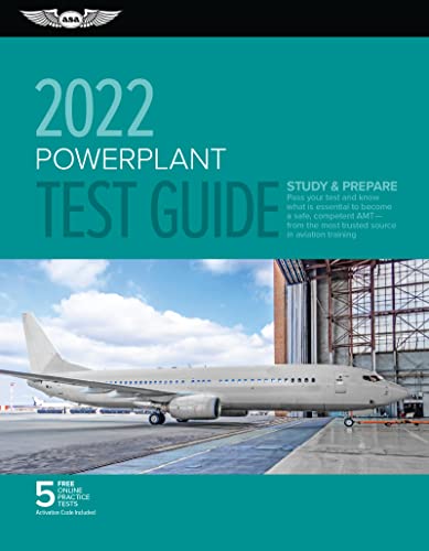Stock image for Powerplant Test Guide 2022: Pass Your Test and Know What Is Essential to Become a Safe, Competent Amt from the Most Trusted Source in Aviation Tra for sale by ThriftBooks-Atlanta