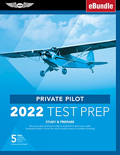 Beispielbild fr Private Pilot Test Prep 2022: Study & Prepare: Pass your test and know what is essential to become a safe, competent pilot from the most trusted . training (eBundle) (ASA Test Prep Series) zum Verkauf von HPB-Red