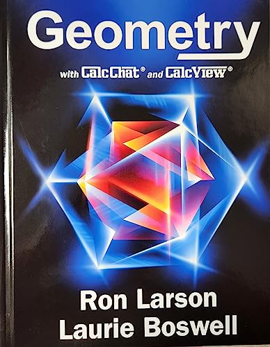 Beispielbild fr Geometry, w/ CalcChat and CalcView, c.2022, 9781644328651, 1644328658 zum Verkauf von BooksRun