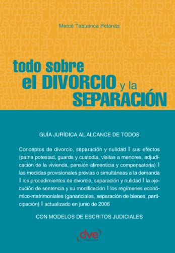 Stock image for Todo sobre el divorcio y la separacin for sale by Revaluation Books