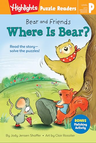 9781644723395: Bear and Friends: Where Is Bear? (Highlights Puzzle Readers)
