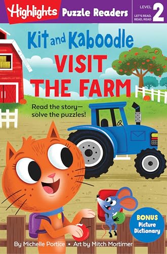 Beispielbild fr Kit and Kaboodle Visit the Farm (Highlights Puzzle Readers) zum Verkauf von Wonder Book