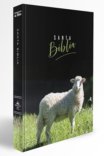 9781644737095: Biblia RVR 1960 letra grande, manual, tapa dura con nombres de Dios, Cordero de Dios / Spanish Bible RVR 1960 Handy Size, LP, HC with Names of God, Lamb of God