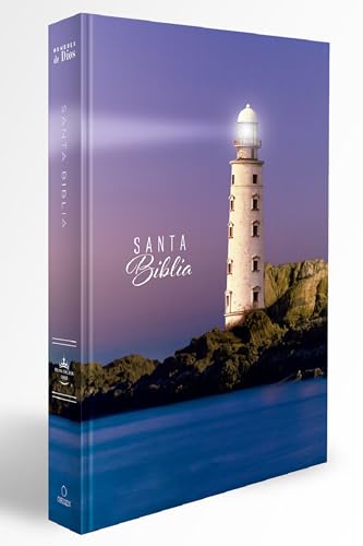 9781644737101: Biblia Reina Valera 1960 con faro en cubierta, letra grande tamao manual, con n ombres de Dios / Bible RVR 1960 Handy Size Large Print, Lighthouse