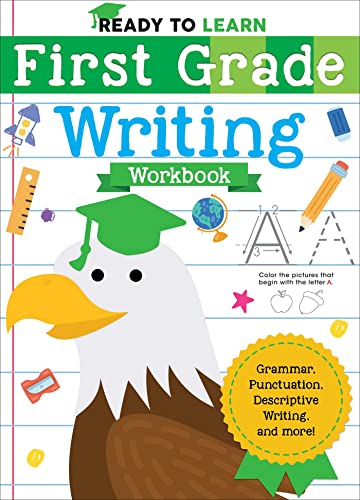 Beispielbild fr Ready to Learn: First Grade Writing Workbook: Grammar, Punctuation, Descriptive Writing, and More! zum Verkauf von SecondSale