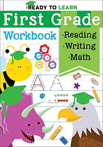 Stock image for Ready to Learn: First Grade Workbook: Fractions, Measurement, Telling Time, Descriptive Writing, Sight Words, and More! for sale by SecondSale