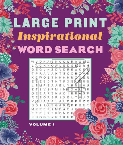 Stock image for Large Print Inspirational Word Search Volume 1 (Large Print Puzzle Books) for sale by Goodbookscafe