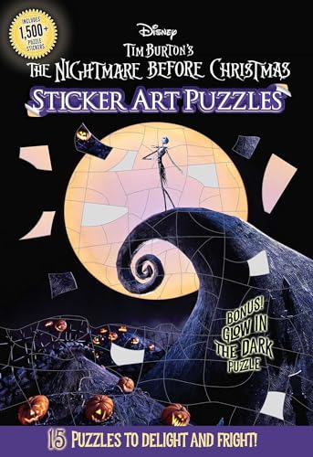 Stock image for Disney Tim Burton's The Nightmare Before Christmas Sticker Art Puzzles for sale by KuleliBooks