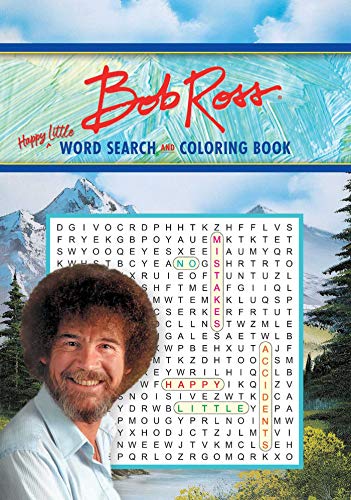 9781645175827: Bob Ross Word Search and Coloring Book (Coloring Book & Word Search)