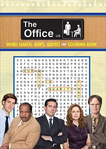 Stock image for The Office Word Search, Quips, Quotes Coloring Book (Coloring Book Word Search) for sale by Goodwill of Colorado