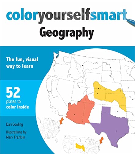 Imagen de archivo de Color Yourself Smart Geography: The fun, visual way to learn a la venta por -OnTimeBooks-