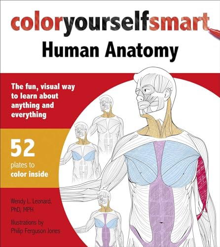 Imagen de archivo de Color Yourself Smart: Human Anatomy a la venta por Red's Corner LLC