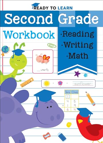 Stock image for Ready to Learn: Second Grade Workbook: Phonics, Sight Words, Multiplication, Division, Money, and More! for sale by HPB-Blue