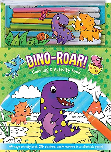 Stock image for Dino-Roar! Coloring & Activity Book (Marker Pouch) for sale by HPB-Red