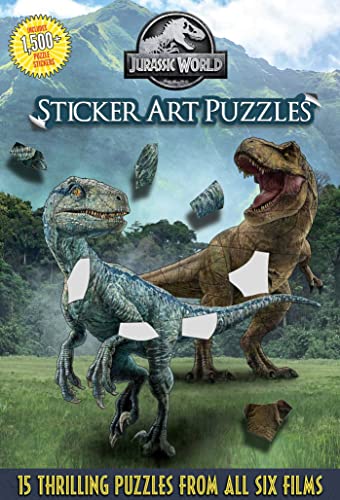 Imagen de archivo de Jurassic World Sticker Art Puzzles a la venta por ThriftBooks-Atlanta