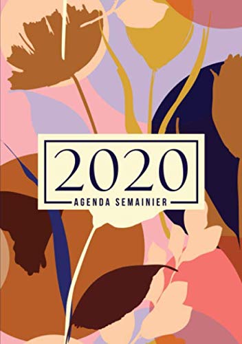 9781645209980: Agenda semainier 2020: Du 1er janvier 2020 au 31 dcembre 2020 : aperu hebdomadaire et mensuel, journal, planificateur & organiseur : Fleurs rtro  la lavande 998-0