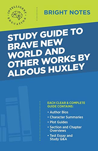 Stock image for Study Guide to Brave New World and Other Works by Aldous Huxley for sale by Ria Christie Collections