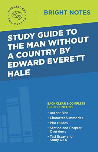 9781645420965: Study Guide to The Man Without a Country by Edward Everett Hale (Bright Notes)
