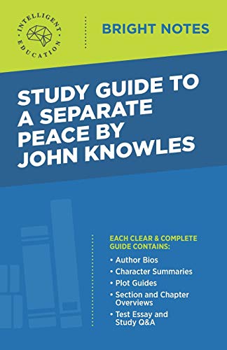 Imagen de archivo de Study Guide to A Separate Peace by John Knowles a la venta por ThriftBooks-Atlanta