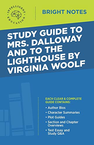 Stock image for Study Guide to Mrs. Dalloway and To the Lighthouse by Virginia Woolf for sale by -OnTimeBooks-