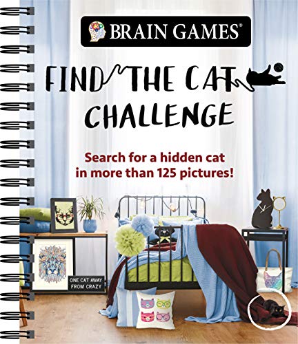 Stock image for Brain Games - Find the Cat Challenge: Search for a Hidden Cat in More Than 125 Pictures! (Brain Games - Picture Puzzles) for sale by SecondSale