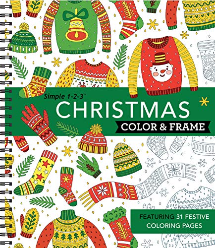 Imagen de archivo de Color Frame - Christmas (Coloring Book) a la venta por Goodwill of Colorado