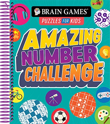 Beispielbild fr Brain Games Puzzles for Kids - Amazing Number Challenge zum Verkauf von Orion Tech
