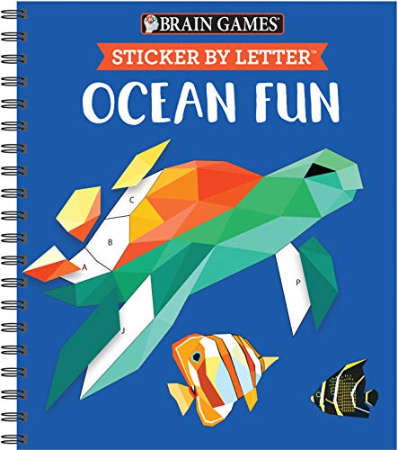 Beispielbild fr Brain Games - Sticker by Letter: Ocean Fun (Sticker Puzzles - Kids Activity Book) zum Verkauf von Blackwell's